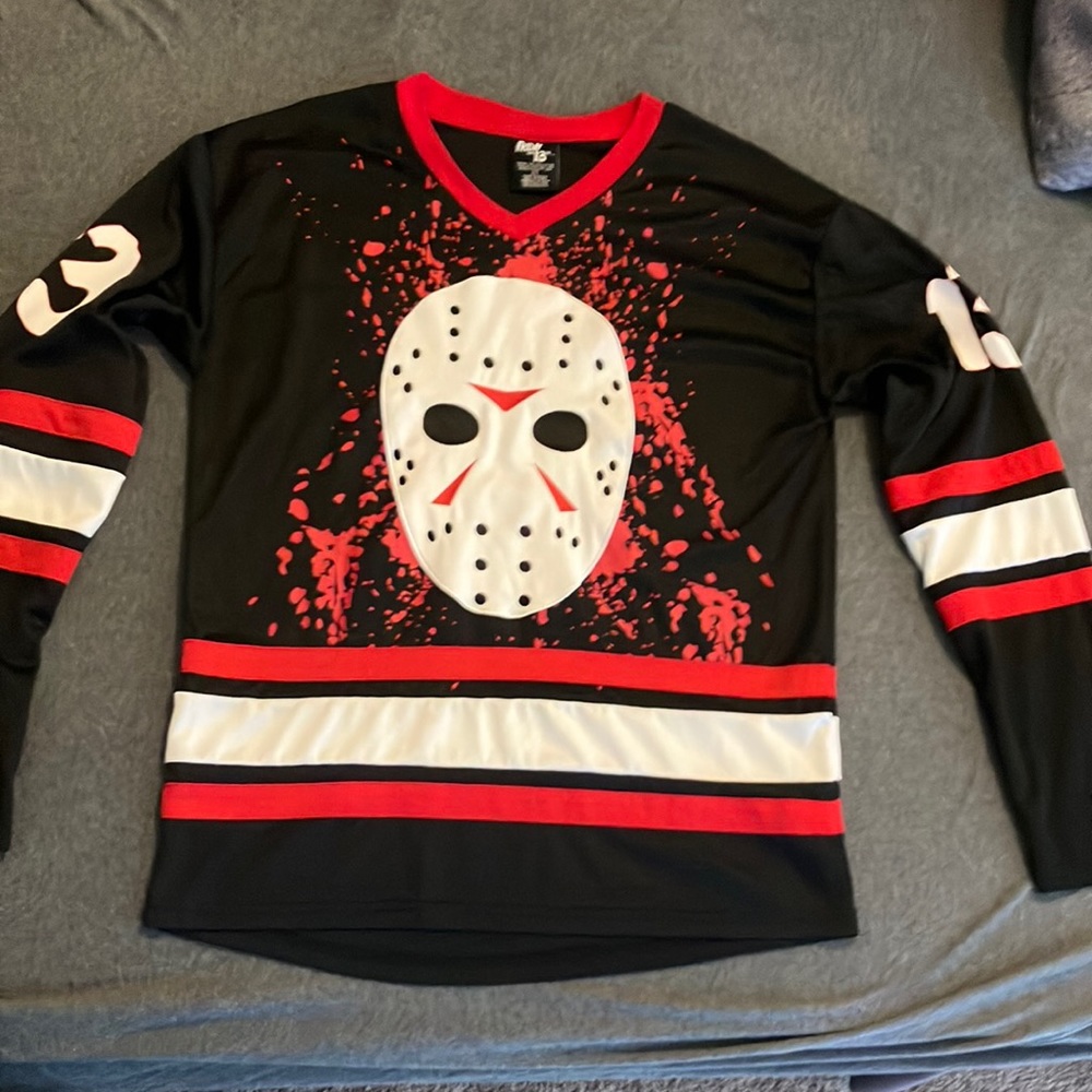 Friday the 13th hockey sweater size small